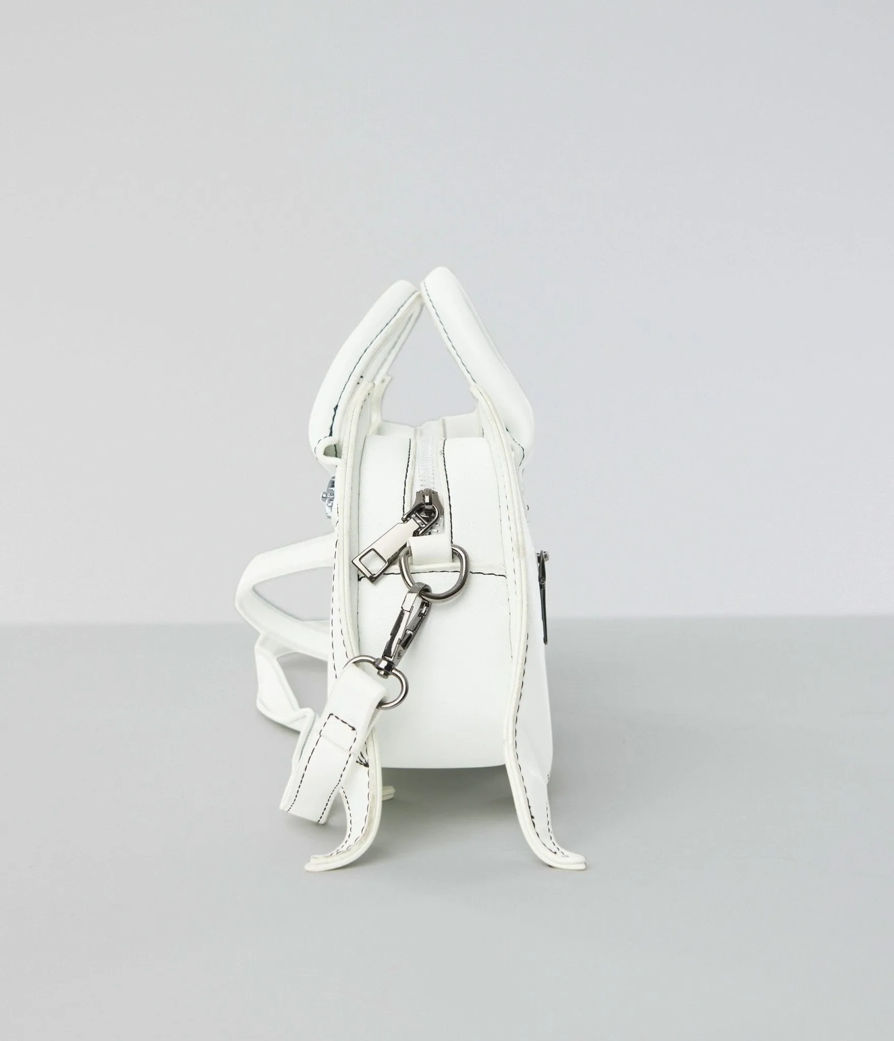 White Bat Webbed Handbag