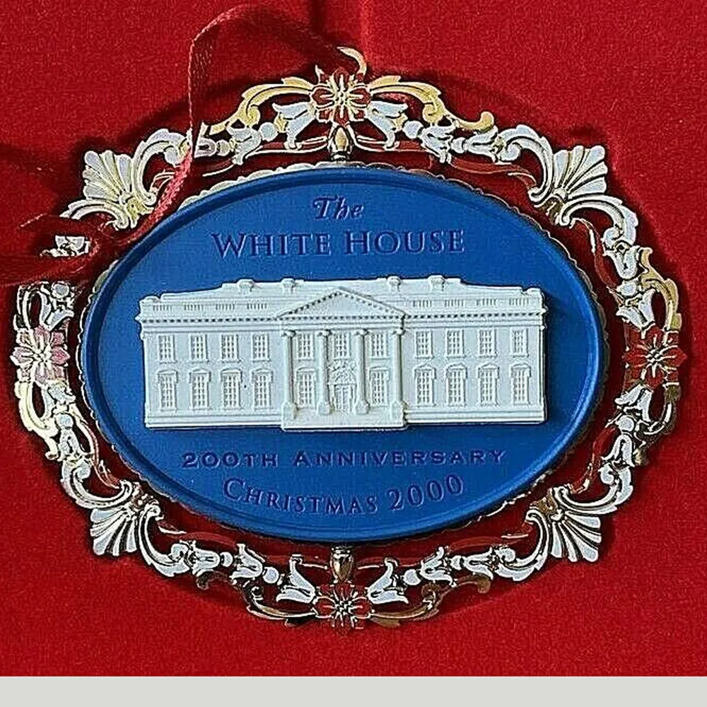 White House Christmas Ornament 200th Anniversary 2000