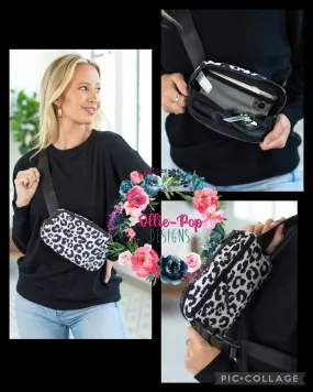 White leopard - Bum Bags