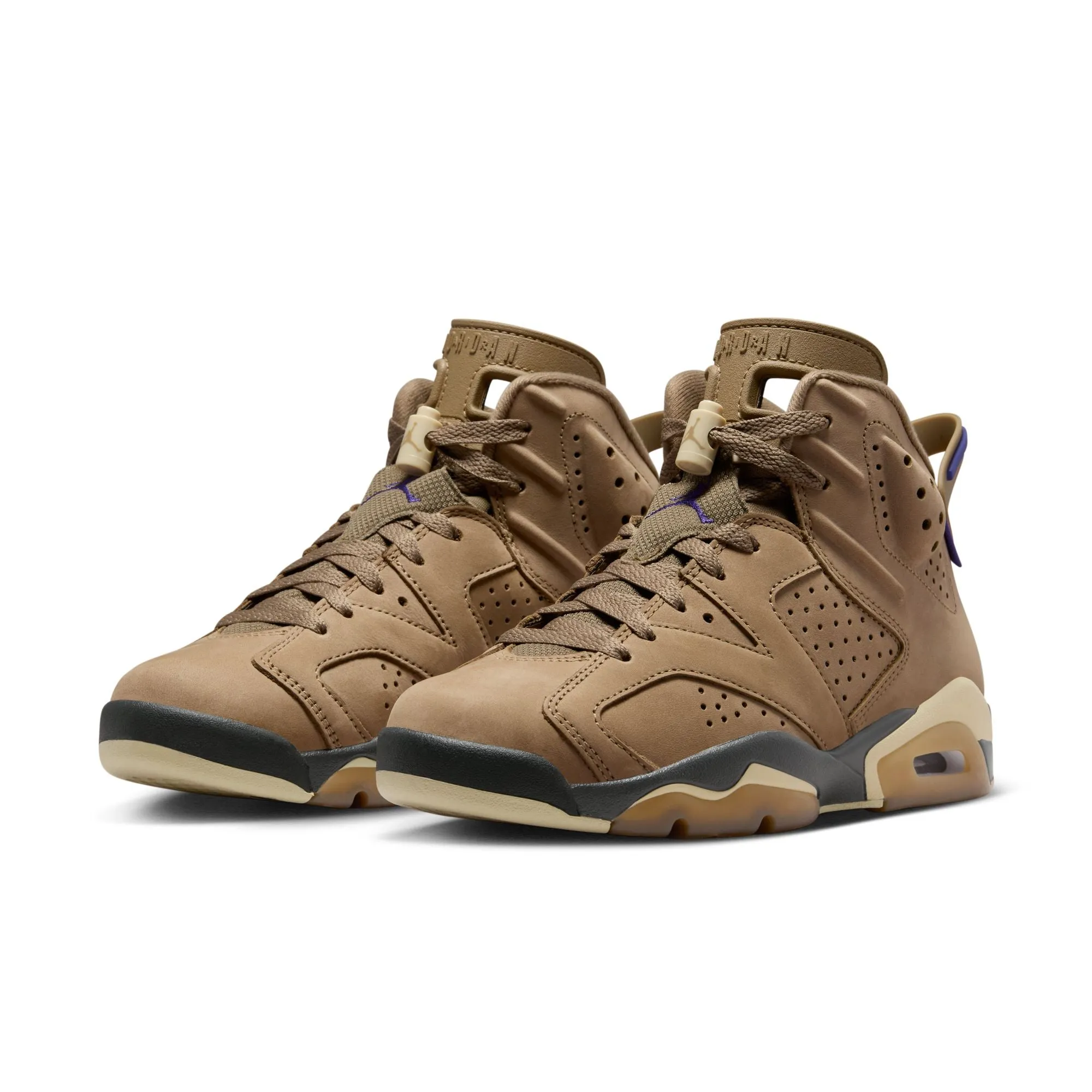 Women's Air Jordan 6 Retro-BROWN KELP/TEAM GOLD-SHADOW BROWN