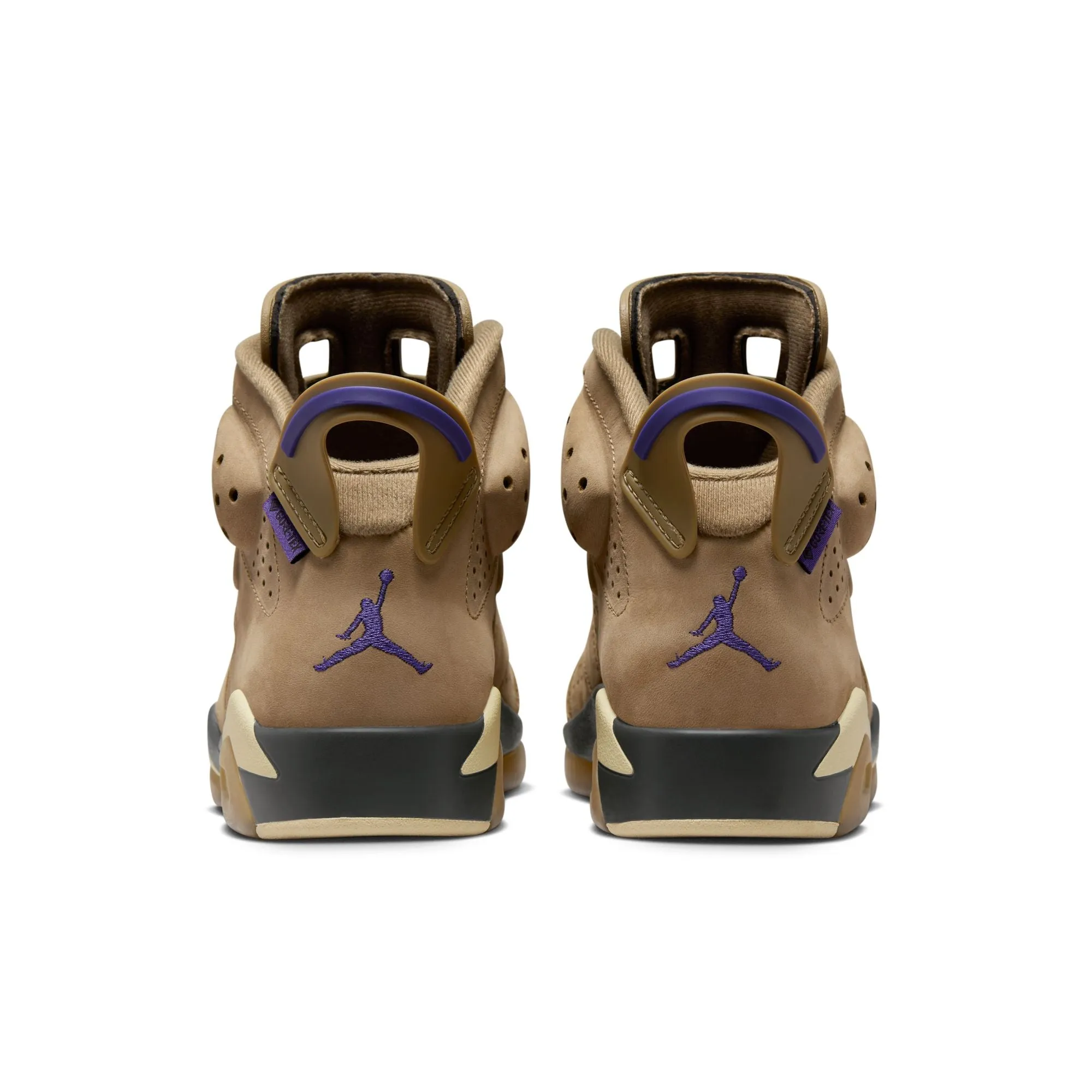 Women's Air Jordan 6 Retro-BROWN KELP/TEAM GOLD-SHADOW BROWN