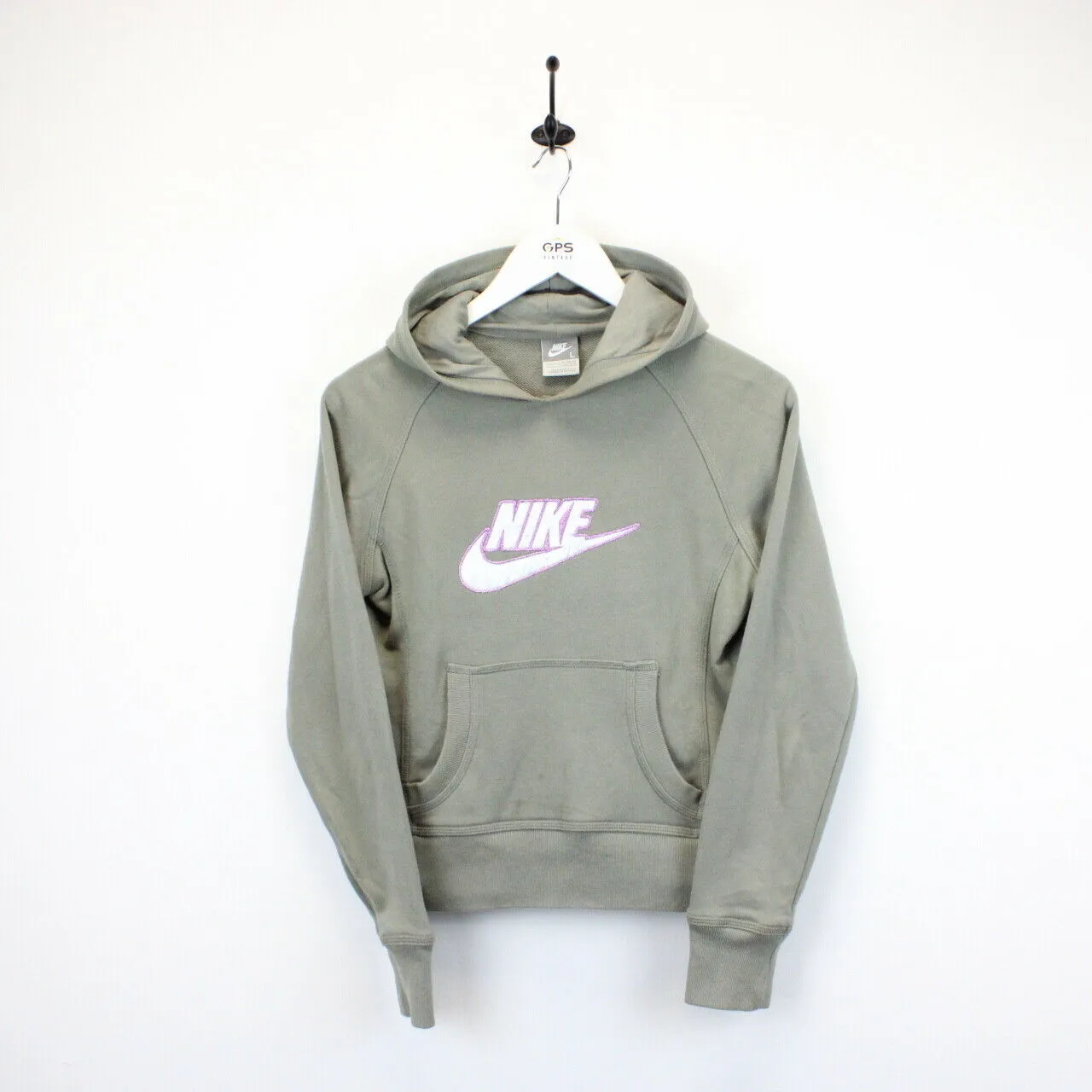 Womens NIKE 00s Hoodie Green | XS