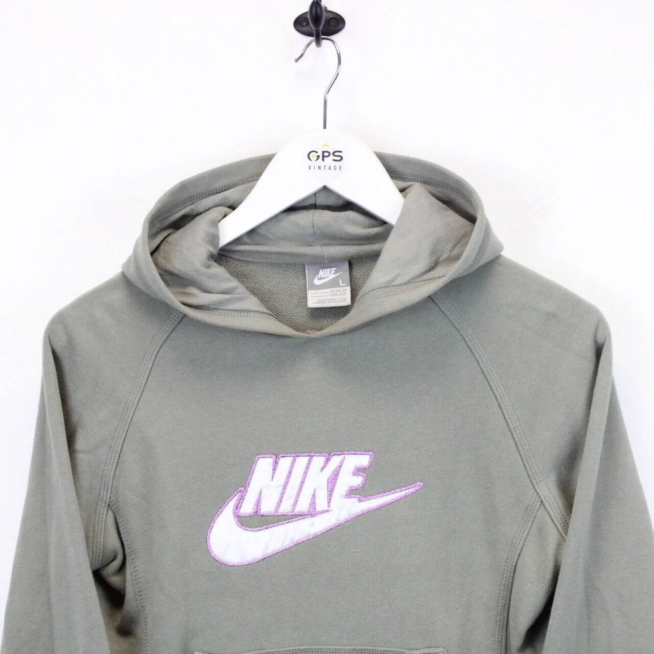 Womens NIKE 00s Hoodie Green | XS