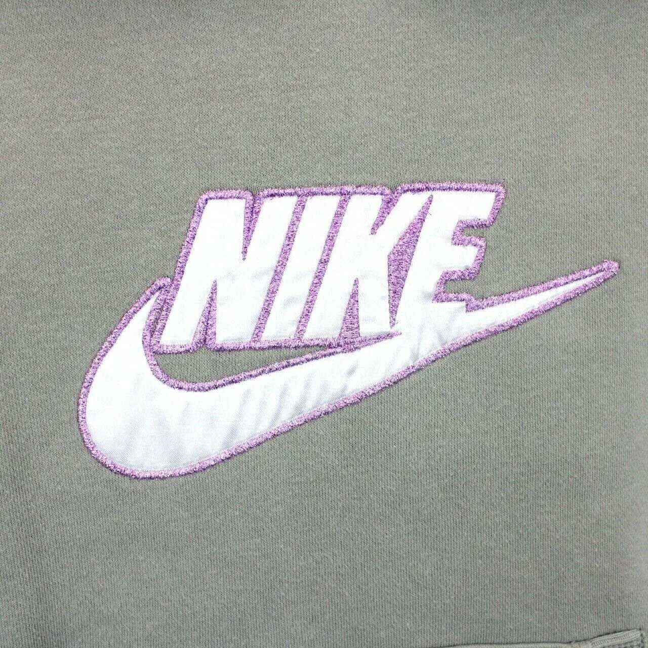 Womens NIKE 00s Hoodie Green | XS