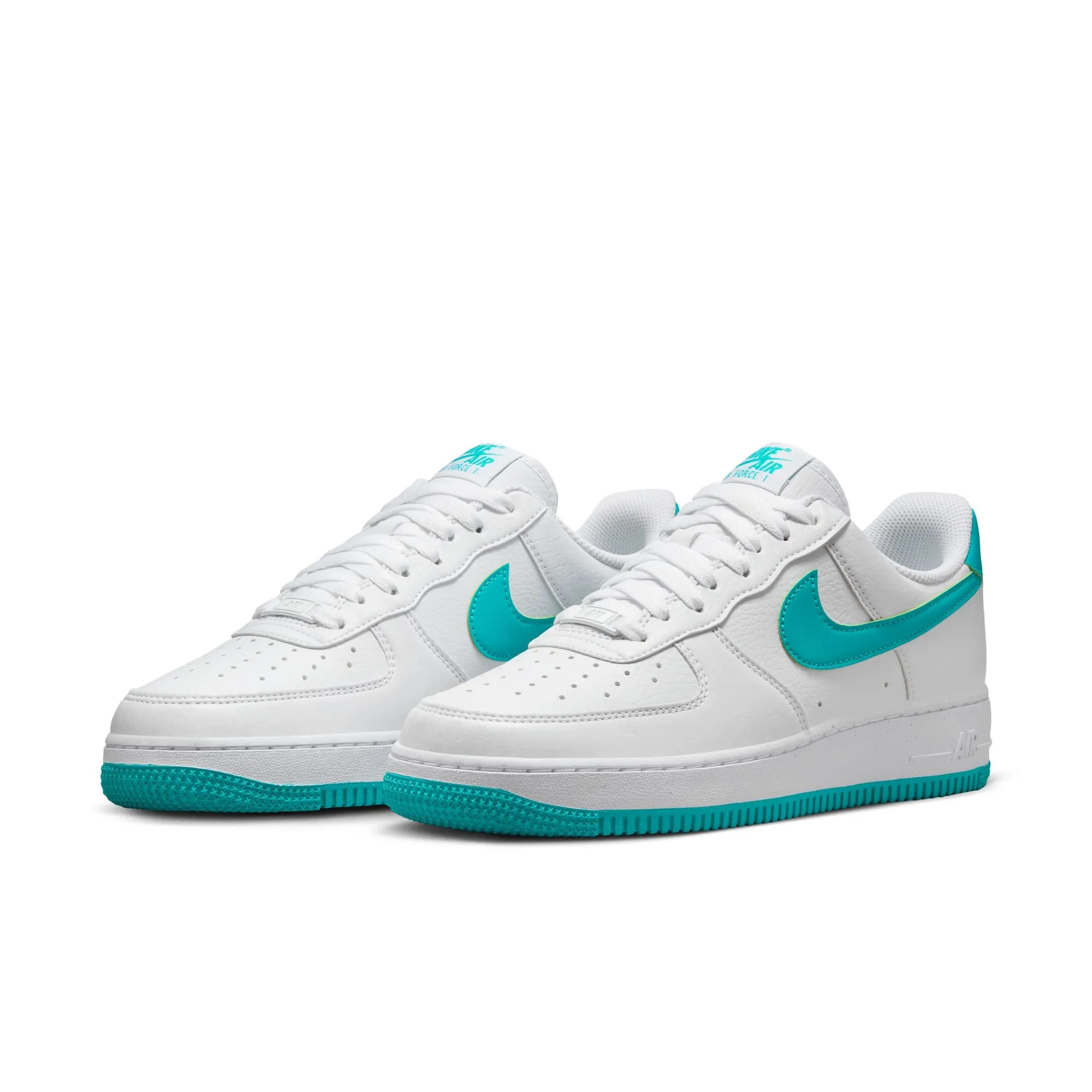 Women's Nike  Air Force 1 '07 - WHITE/DUSTY CACTUS-WHITE-VOLT