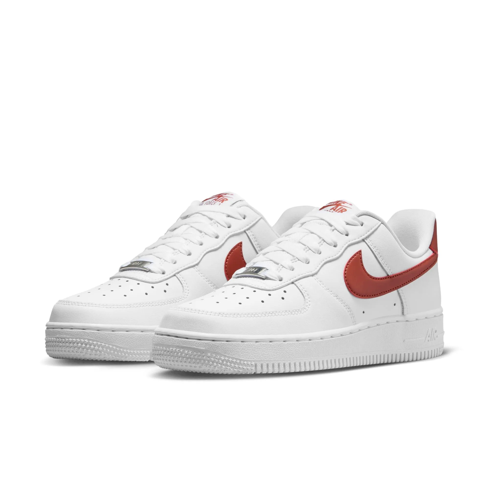 Women's Nike Air Force 1 '07 - WHITE/RUGGED ORANGE