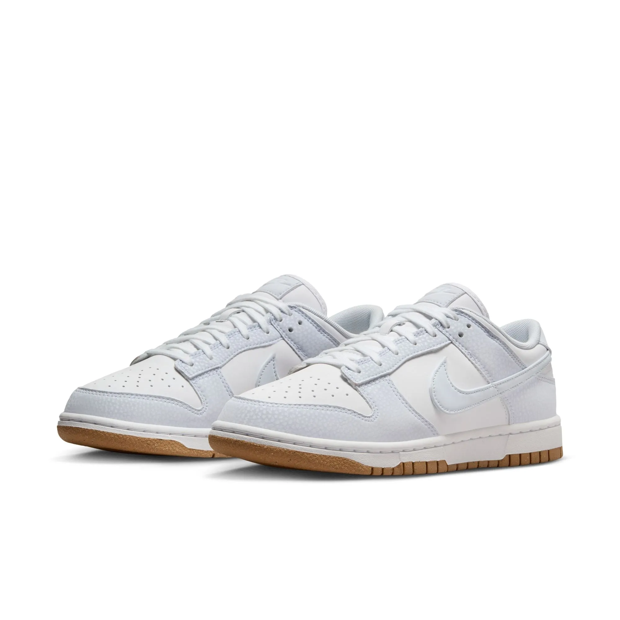 Women's Nike Dunk Low - WHITE/FOOTBALL GREY-GUM LIGHT BROWN