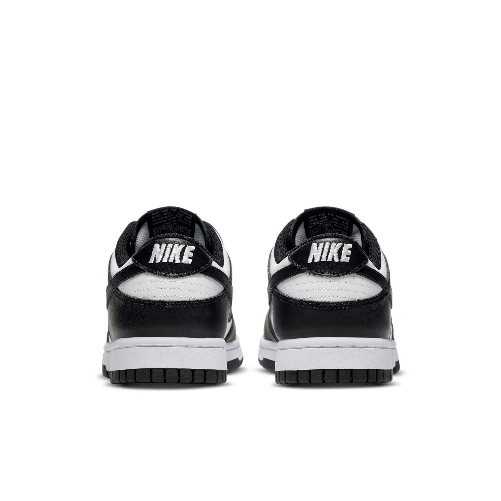 Women's  Nike Dunk Low- WHITE/BLACK-WHITE