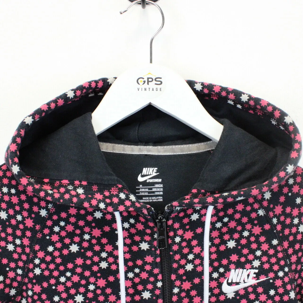 Womens NIKE Hoodie Pink | Medium