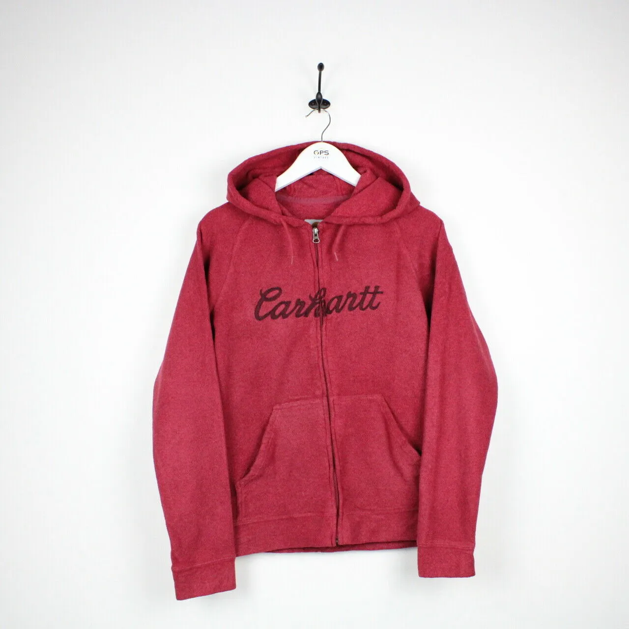 Womens Vintage CARHARTT Hoodie Red | Medium