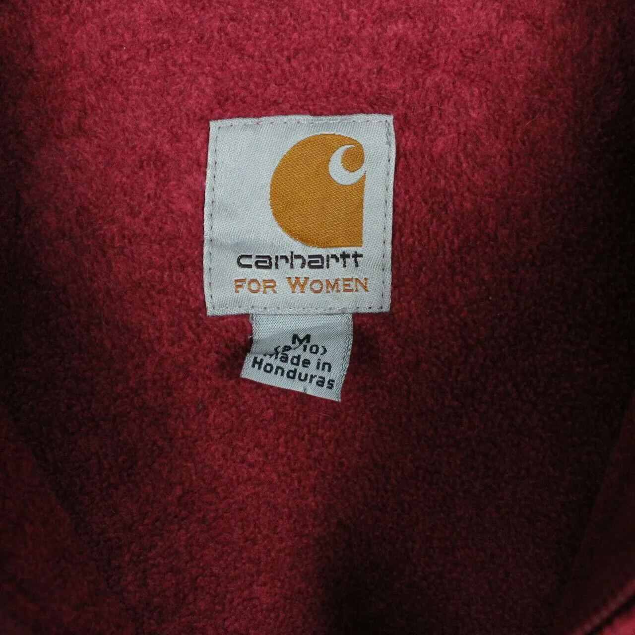 Womens Vintage CARHARTT Hoodie Red | Medium