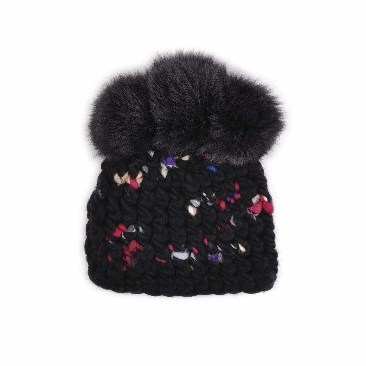 XL poms twombly crown beanies - graphite/dark