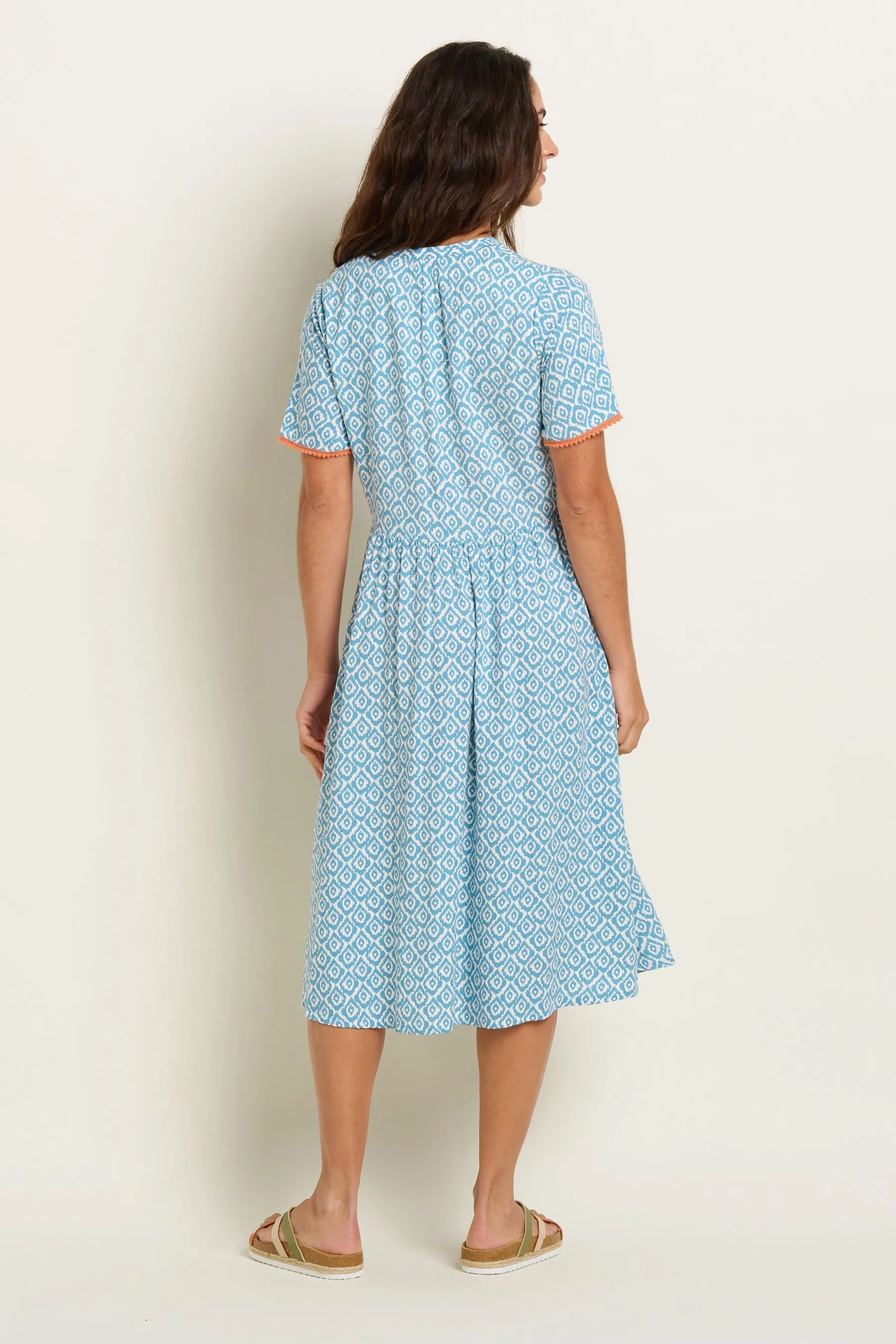 Yasmin Blue Midi Dress